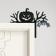 thumbnail image 3 of Adorno para puerta de Halloween, 6 piezas de telaraña de metal con forma de calabaza negra para decoración de esquinas de puertas, letrero de esquina de puerta de Halloween para decoración de puertas, 3 of 7