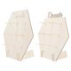 thumbnail image 1 of Donut Hanging Board Natural Style Food Storage Stand For Weddings 34.5x34.5cm Compact Design 2 Sets, 1 of 4