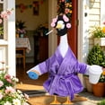 thumbnail image 6 of Sruoe Porch Goose Outfits, 23 Inch Porch Goose Clothes, Goose Clothes Dress, Duck Sculpture Clothes for Lawn Statue Cement Statue Yard Patio Party Decoration, 6 of 6