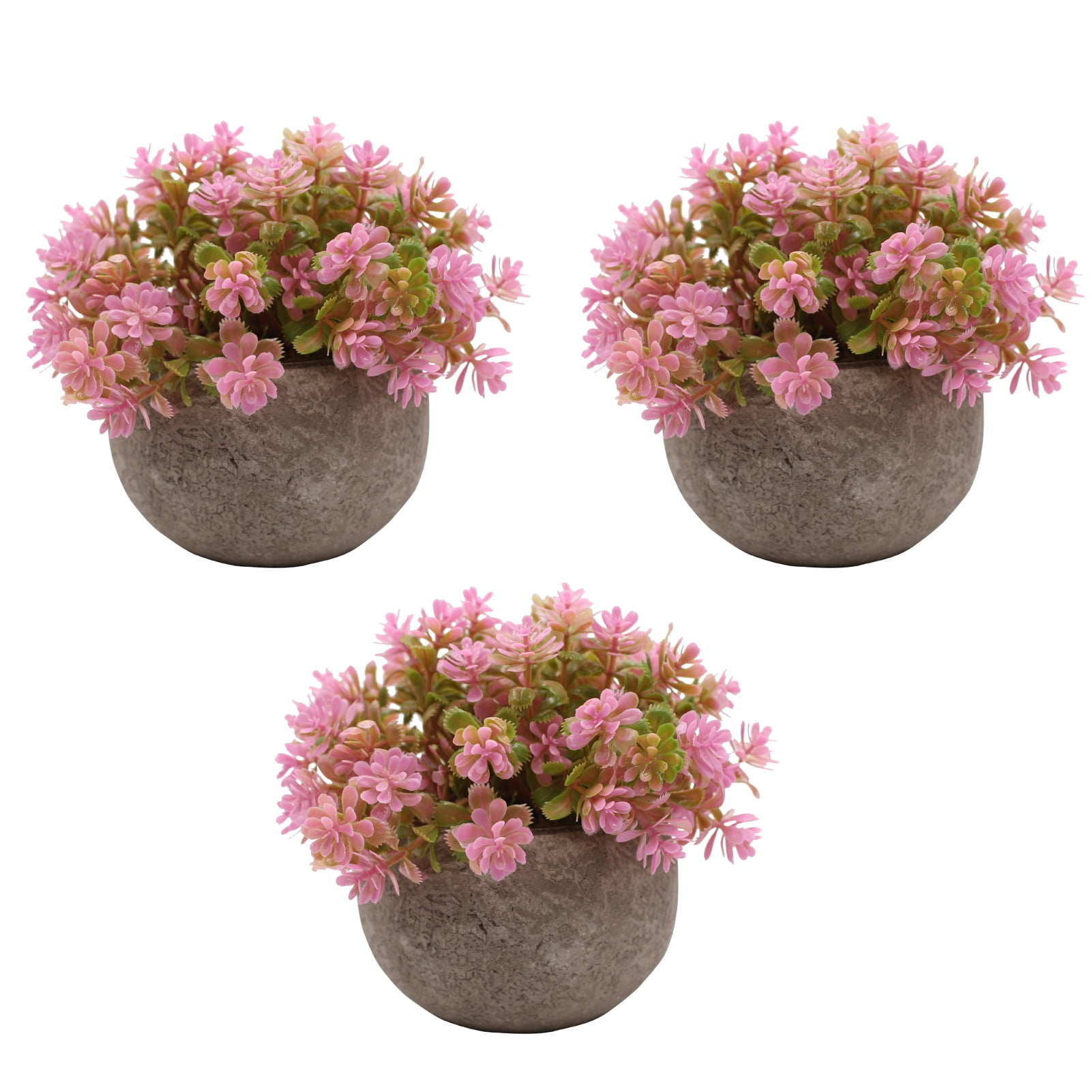 Set De 8 Mini Macetas Con Plantas Artificiales De Resina – Suculentas Y Flores En Miniatura Para Casa De Muñecas, Jardines Y Decoración De Escritorio
