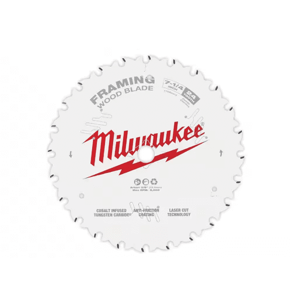 Milwaukee Tool 7 1/4 inch 24T Framing Circular Saw Blade - 2PK