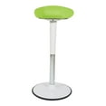 thumbnail image 4 of Active Perch Seat with White Frame and Green Fabric 24"-34", 4 of 5