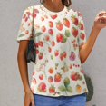 thumbnail image 6 of Various Fruits Women's T-Shirt Short Sleeve T Shirts Tops Tee Ladies Loose T, 6 of 6