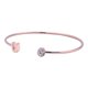 thumbnail image 2 of Pulsera Mujer Inicial Letra LuckyLy, Acero Inoxidable y Zirconia Cúbica, Modelo Sonia rosa UNITALLA, 2 of 8