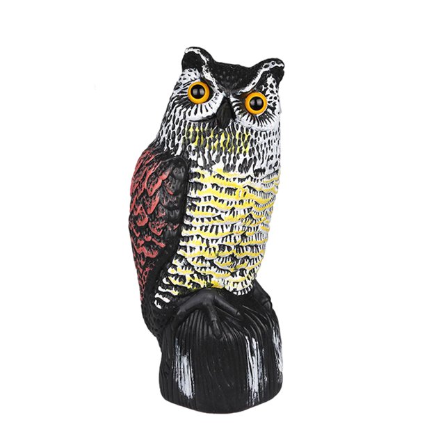 señuelo espantapájaros resistente decoración de patio materiales realistas para primera ligero Sunnimix Señuelo de cuervo simulado
