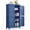Harbor Blue, variant on Floor Storage Cabinet, Storage Unit, Freestanding Cabinet with 4 Doors, 11.8 x 23.6 x 43.3 Inches, White