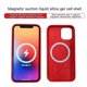 thumbnail image 2 of Funda de silicona líquida Magsafe para iPhone 15 Plus con cobertura total, 2 of 4