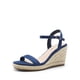 thumbnail image 1 of Sandalia DREAM PAIRS Alpargatas Cuña Azul Marino Tacón 9 cm Talla 11, 1 of 7