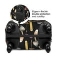 thumbnail image 4 of Haiem Mushrooms and Autumn Leaves Luggage Cover Printed Suitcase Covers for Luggage Elastic Washable Suitcase Protector Fits 18-32 Inch Luggage-X-Large, 4 of 9