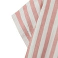 thumbnail image 5 of Htigea Womens Striped Shirts Collared V Neck Short Sleeve Casual Loose Fit Tee Summer Beach Vacation Travel Tops Pink XXL, 5 of 6
