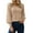 02-khaki, variant on Womens Sweater 2025 Casual Cute Lightweight Puff Sleeve Cozy Crochet Knit Pullover Tops Blouse