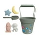 thumbnail image 5 of Juego de 6 juguetes de arena de viaje para playa, cubo, pala y herramientas para arenero para niños y niñas. Verde, 5 of 9