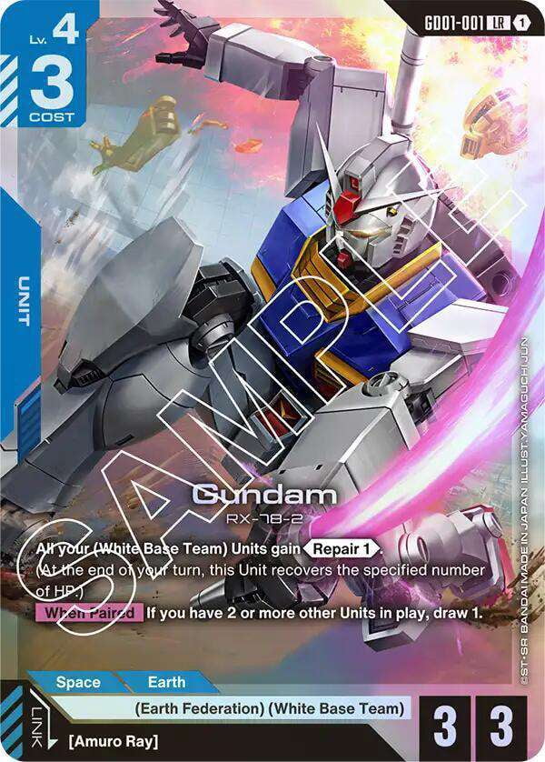 BANDAI HOBBY, Gundam Card Game Booster Box, New Type Rising, 24