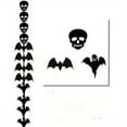 thumbnail image 1 of Set, Halloween Non-woven Decorative Pendant Bar Home Atmosphere Props Skull Bat Ghost Hanging Ornament Halloween Party Supplies, Scene Decor, Home Decor, Room Decor, 1 of 4
