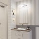 thumbnail image 4 of Lámpara de baño cromada de 40 cm, diseño moderno, luz blanca neutra regulable con módulo LED integrado para varias configuraciones (1 artículo), 4 of 5