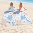 thumbnail image 4 of Personalized Custom Beach Towel - Microfiber Pool Swim Travel Large Soft Customized Name Towel (30"x60"), 4 of 9