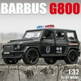 thumbnail image 3 of 1: 32 G800 alloy police car simulation sound and light feedback off-road vehicle model children's ornament toy, 3 of 7