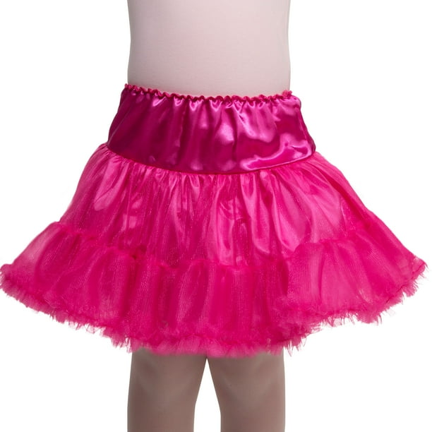 Girl Hot Pink Petticoat One Size Halloween Dress Up / Costume Accessory