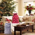 thumbnail image 3 of Falapa 2 Pack Large Santa Sacks,Knitted Cotton Stocking with Drawstrings,Reusable Designs,19.7 X 30.7 Inch Xmas Present Bag, 3 of 8