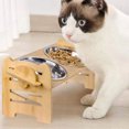 thumbnail image 3 of CSChome Bol Surélevé pour Animaux, Support de Bol Surélevé, Position d'Alimentation Confortable, Hauteur Réglable pour Manger, 3 of 7