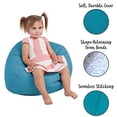 thumbnail image 4 of SoftScape Classic 22" Junior Bean Bag Chair, Furniture for Kids, Perfect for Reading, Playing Video Games or Relaxing, Alternative Seating for Classrooms, Daycares, Libraries or Home - Teal, 4 of 5