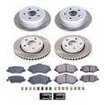 thumbnail image 2 of PowerStop Front and Rear Semi-Coated Rotor and Low-Dust Ceramic Brake Pad Kit SC2798, 2 of 3