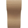 thumbnail image 2 of 9"W x 9"D x 18"H Wide Carmel Rough Cedar Woodgrain TimberThane Corbel, Primed Tan, 2 of 6