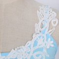 thumbnail image 3 of Moda damas verano encaje chaleco mangas blusa Casual camisa 2XL azul Zulema Chaleco del cordón de las mujeres, 3 of 8