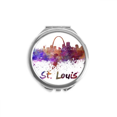 thumbnail image 1 of St.Louis Miroir Compact à Main Aquarelle Portable Rond en Verre, 1 of 3