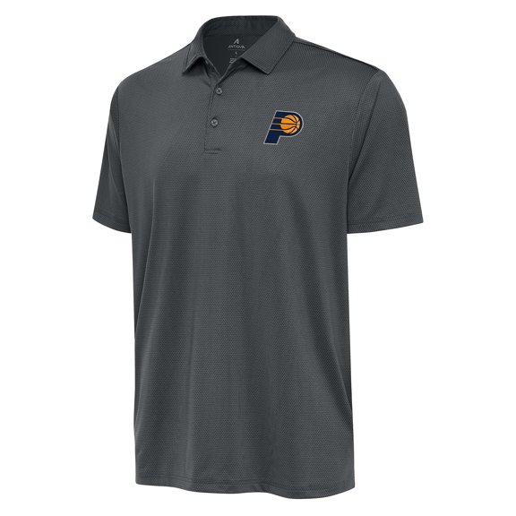 Men's Antigua Pewter Indiana Pacers Big & Tall Ellipse Polo