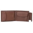 thumbnail image 3 of Julia Buxton Women's Heiress Convertible Billfold Leather, Mahogany, 3 of 7