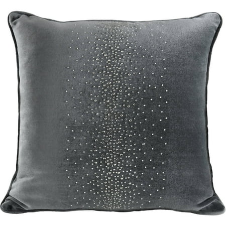 Better Homes and Gardens Gray Velvet Crystals (Best Crystal To Put Under Pillow)