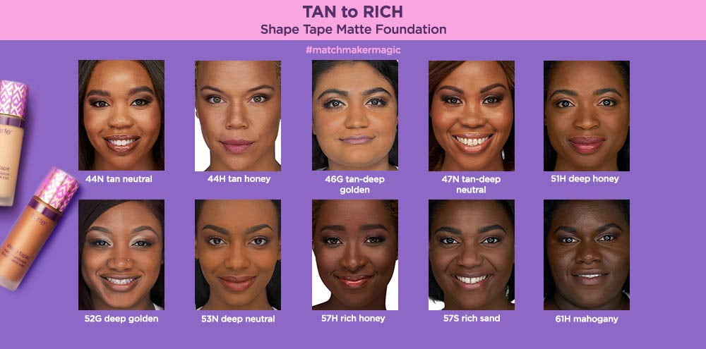TARTE - TARTE/SHAPE TAPE RICH SAND FOUNDATION SLIGHTLY TARNISHED 1.0 OZ (30 ML)