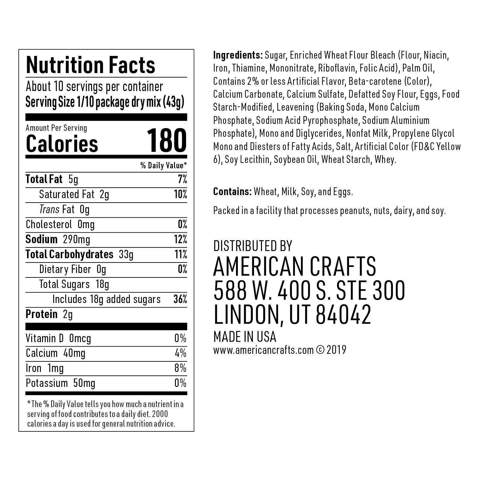 Almas Orange Cake Mix