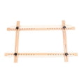 thumbnail image 1 of Embroidery Wooden Embroidery Frame Rectangle Adjustable for Display 60x100cm Craft Sewing Accessory, 1 of 7