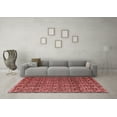 thumbnail image 3 of Ahgly Company Indoor Rectangle Abstract Red Modern Area Rugs, 3' x 5', 3 of 4