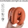 thumbnail image 3 of Women's Thick Platform Cloud Slippers Yellow Orange orange, 3 of 5