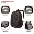 thumbnail image 5 of Swissgear 18.5" Laptop Backpack - Charcoal, 5 of 5
