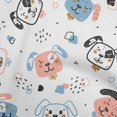 thumbnail image 1 of oneOone Rayon White Fabric Kawai Craft Projects Decor Fabric Printed By The Yard 56 Inch Wide-SO, 1 of 5