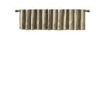 thumbnail image 3 of MAYEERTY 50x18" Faux Silk Embroidered Window Valance Tan, 3 of 8