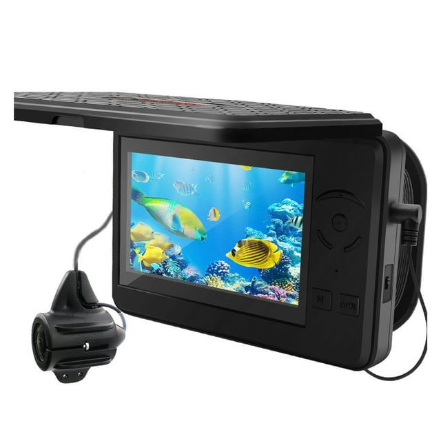 Portable Underwater Fishing Camera Waterproof Video Fish Finder DVR Camera With 4.3 Inch LCD Display For Ice Lake Sea Fishing ,Night Vision & Waterproof Design