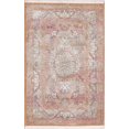 thumbnail image 1 of Ivory Geometric Oriental Turkish Distressed Area Rug, 1 of 5