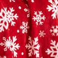 Holiday Time Plush Throw, 50" x 60", Red Snow