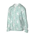 thumbnail image 2 of Xecao Playing Rabbit for Sun Shirt-A lightweight, hoodie-style long-sleeve UV protection garment designed for other outdoor activities., 2 of 9