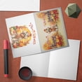 thumbnail image 4 of Happy Thanksgiving Poodle Give Thanks Fall Beanie Scarf Welcome 7x5in Folded Greeting Card Poodles Dog Lover Gifts Idea Single Note Card with Envelope - 00020, 4 of 5
