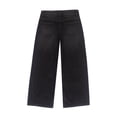 thumbnail image 4 of Wonder Nation Girls Crossover Waist Wide Leg Jeans, Sizes 5-18, 4 of 5