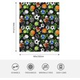 thumbnail image 5 of American Football Throw Blanket Lightweight Warm Flannel Fleece Blankets Cozy Soft Air Conditioning Blanket Gifts for Women Men Girls Boys 50"x40", 5 of 6