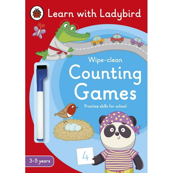 Learn with Ladybird: Counting Games: A Learn with Ladybird Wipe-clean Activity Book : Ideal for home learning (EYFS) (Paperback)