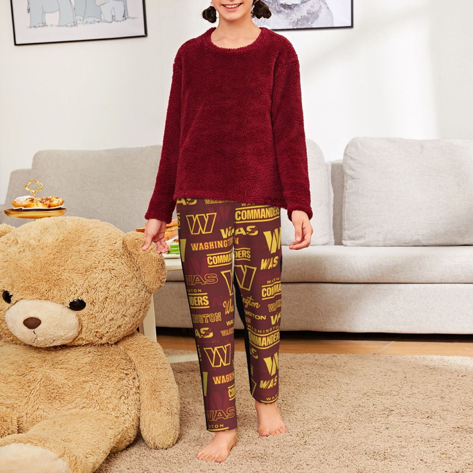 Commanders Youth home trousers, elastic waistband adjustment