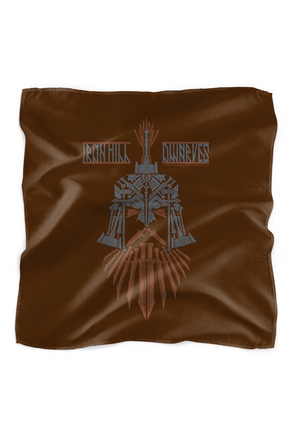 The Hobbit Ironhill Dwarves Bandana (21 in x 21 in)